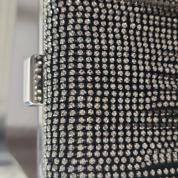 New Rhinestone Hard case Evening Bag - Picture 3 of 8